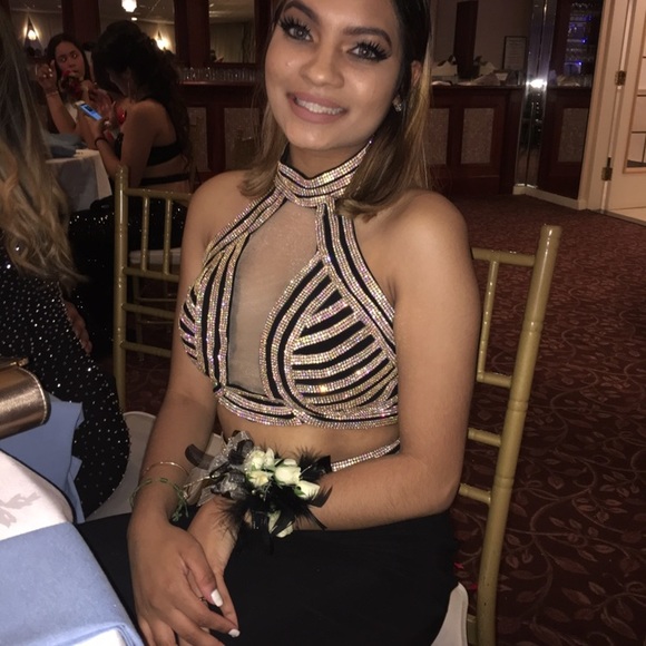 2-piece prom dress - Picture 2 of 2